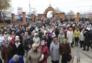 Божественная литургия в храме в честь Казанской иконы Божией Матери Саратова