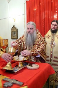 Божественная литургия в храме в честь Покрова Божией Матери г.Покровска (Энгельса)
