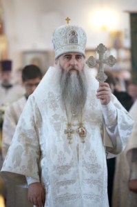 Божественная литургия в храме Архангела Михаила села Михайловка Саратовского района