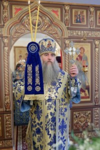 Божественная литургия в храме в честь иконы Божией Матери «Скоропослушница» пос. Шиханы-1