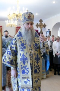 Божественная литургия в храме в честь иконы Божией Матери «Скоропослушница» пос. Шиханы-1