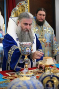 Божественная литургия в Свято-Алексиевском женском монастыре Саратова