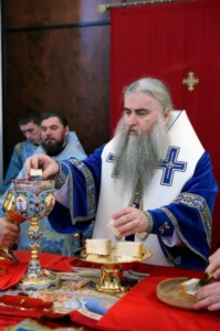 Божественная литургия в Свято-Алексиевском женском монастыре Саратова