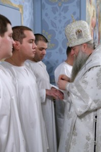 Крещальная Литургия в Свято-Троицком соборе г.Саратова