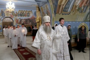 Крещальная Литургия в Свято-Троицком соборе г.Саратова