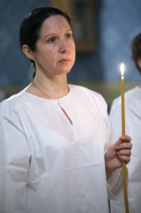Крещальная Литургия в Свято-Троицком соборе г.Саратова