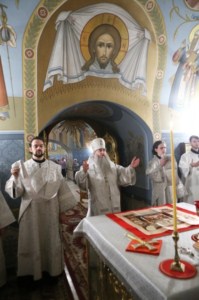 Крещальная Литургия в Свято-Троицком соборе г.Саратова