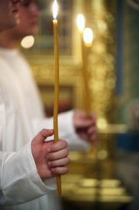 Крещальная Литургия в Свято-Троицком соборе г.Саратова