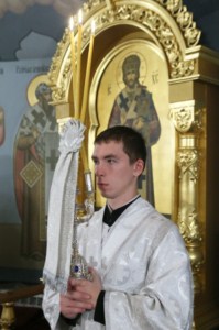 Крещальная Литургия в Свято-Троицком соборе г.Саратова
