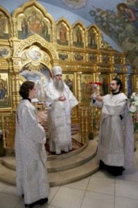 Крещальная Литургия в Свято-Троицком соборе г.Саратова