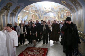 Крещальная Литургия в Свято-Троицком соборе г.Саратова