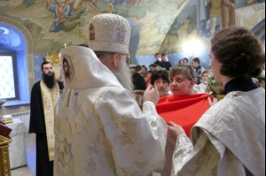 Крещальная Литургия в Свято-Троицком соборе г.Саратова