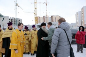 Чин основания храма во имя преподобного Сергия Радонежского города Саратова