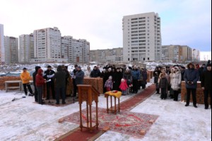 Чин основания храма во имя преподобного Сергия Радонежского города Саратова