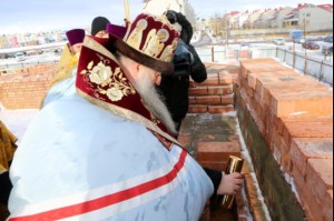 Чин основания храма во имя преподобного Сергия Радонежского города Саратова