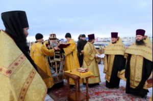 Чин основания храма во имя преподобного Сергия Радонежского города Саратова