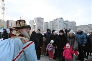 Чин основания храма во имя преподобного Сергия Радонежского города Саратова