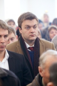 Первая Божественная литургия в Петропавловском храме Аткарска