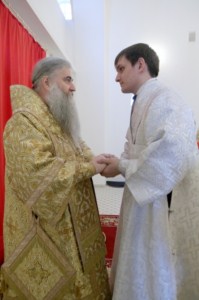 Первая Божественная литургия в Петропавловском храме Аткарска