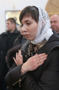 Первая Божественная литургия в Петропавловском храме Аткарска