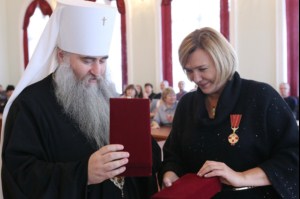 Первая Божественная литургия в Петропавловском храме Аткарска