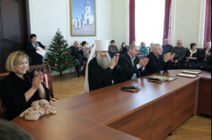 Первая Божественная литургия в Петропавловском храме Аткарска