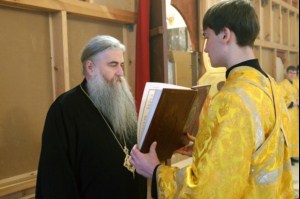 Всенощное бдение в храме в честь Благовещения Пресвятой Богородицы Вольска
