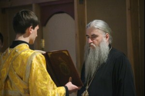 Всенощное бдение в храме в честь Благовещения Пресвятой Богородицы Вольска
