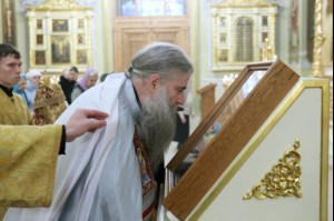 Всенощное бдение в Покровском храме города Саратова