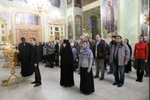 Всенощное бдение в Покровском храме города Саратова