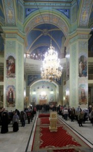 Всенощное бдение в Покровском храме города Саратова
