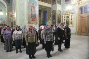 Всенощное бдение в Покровском храме города Саратова