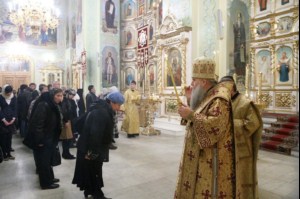 Всенощное бдение в Покровском храме города Саратова