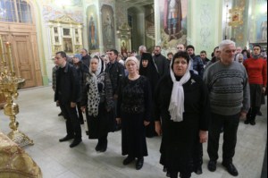 Всенощное бдение в Покровском храме города Саратова