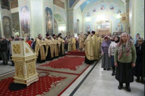 Всенощное бдение в Покровском храме города Саратова