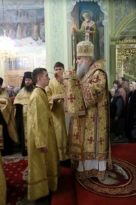Всенощное бдение в Покровском храме города Саратова
