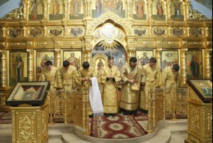 Всенощное бдение в Свято-Троицком соборе г.Саратова