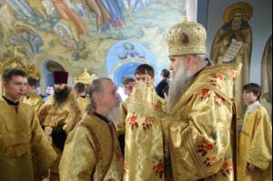 Всенощное бдение в Свято-Троицком соборе г.Саратова