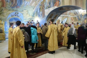 Всенощное бдение в Свято-Троицком соборе г.Саратова