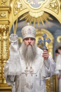Царские часы, Изобразительны, Великая вечерня и Крещальная литургия в Свято-Троицком соборе Саратова