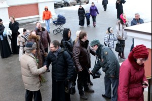 Великая Рождественская вечерня в храме в честь Покрова Божией Матери Саратова