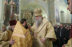 Великая Рождественская вечерня в храме в честь Покрова Божией Матери Саратова
