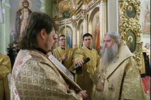 Великая Рождественская вечерня в храме в честь Покрова Божией Матери Саратова
