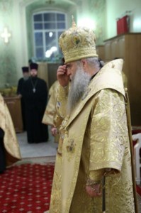 Великая Рождественская вечерня в храме в честь Покрова Божией Матери Саратова