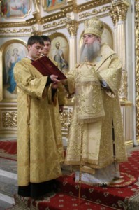 Великая Рождественская вечерня в храме в честь Покрова Божией Матери Саратова