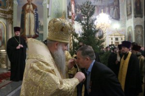 Великая Рождественская вечерня в храме в честь Покрова Божией Матери Саратова