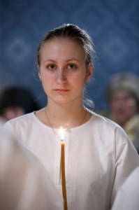 В день Навечерия Богоявления в Свято-Троицком соборе совершена Крещальная литургия