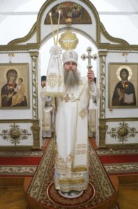Божественная литургия в Спасо-Преображенском мужском монастыре Саратова