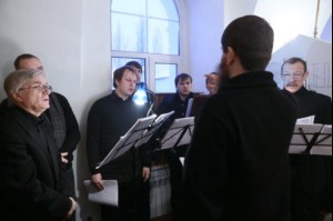 Божественная литургия в Спасо-Преображенском мужском монастыре Саратова