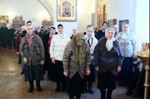 Божественная литургия в Спасо-Преображенском мужском монастыре Саратова